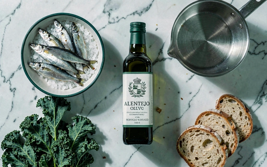 Ingredientes frescos portugueses